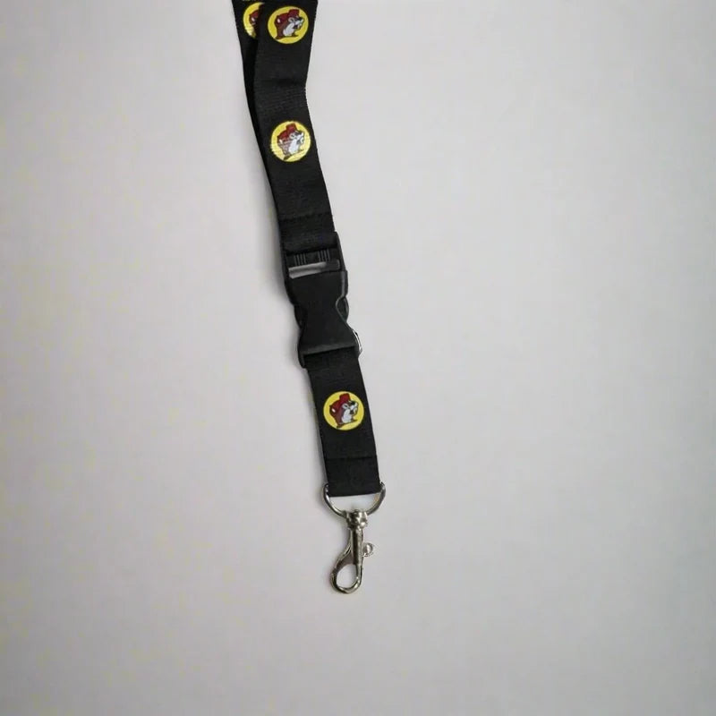 Buc-ee’s Lanyard, Retractable & Clip-On ID Badge Holder with Breakaway Clasp, Key & Event Pass Lanyard