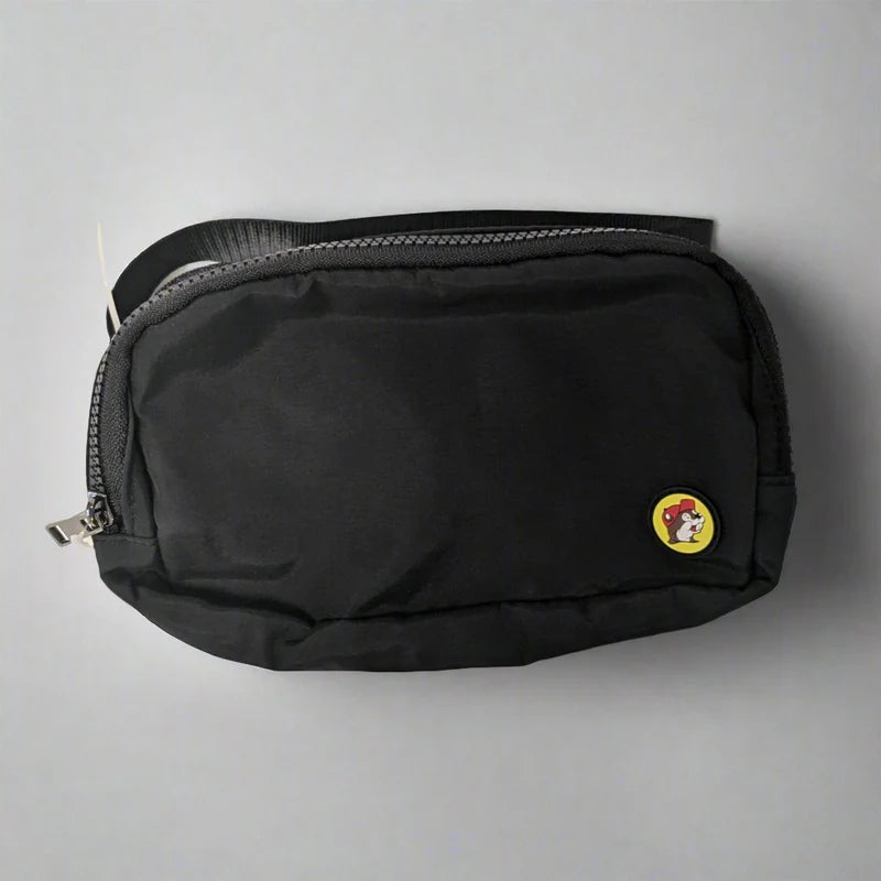 Buc-ee’s Fanny Pack, Adjustable Waist & Belt Bag with Zipper Pocket, Hands-Free Travel & Everyday Crossbody Bag