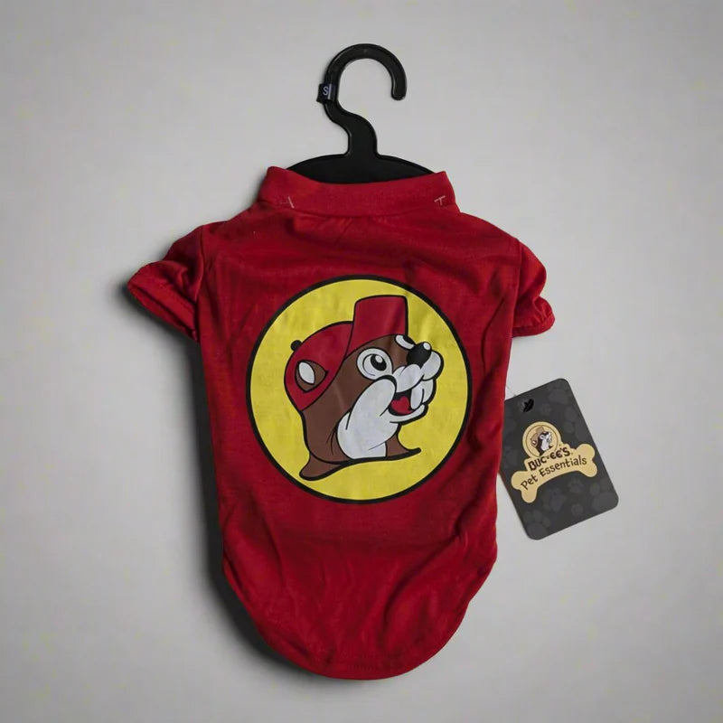 Buc-ee's Authentic Red Pet Shirt