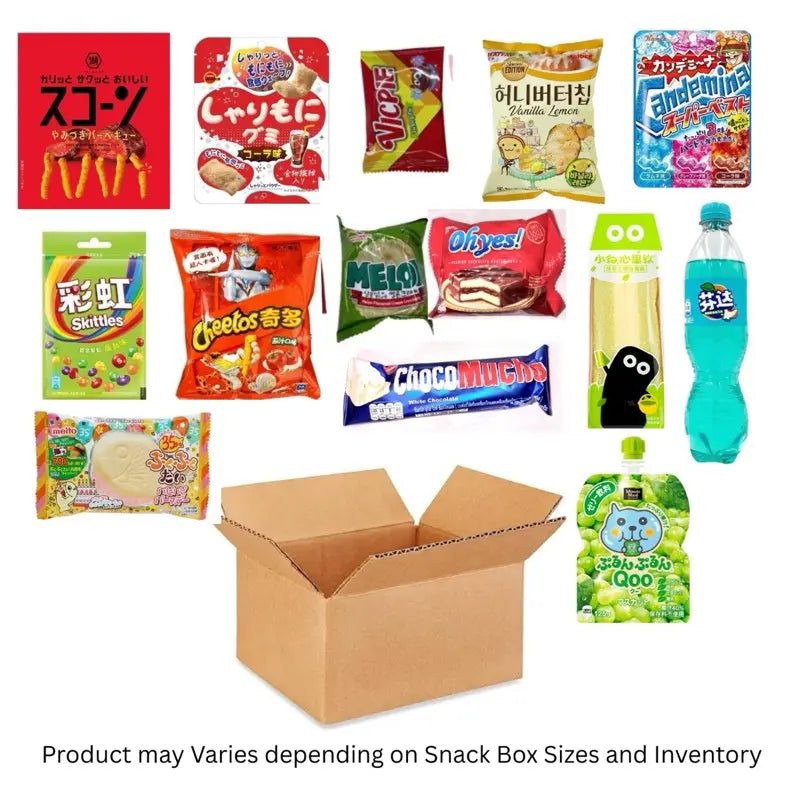 7lb Asian snack box Best Value Ramen Snacks Drinks Multipack Combo Gift