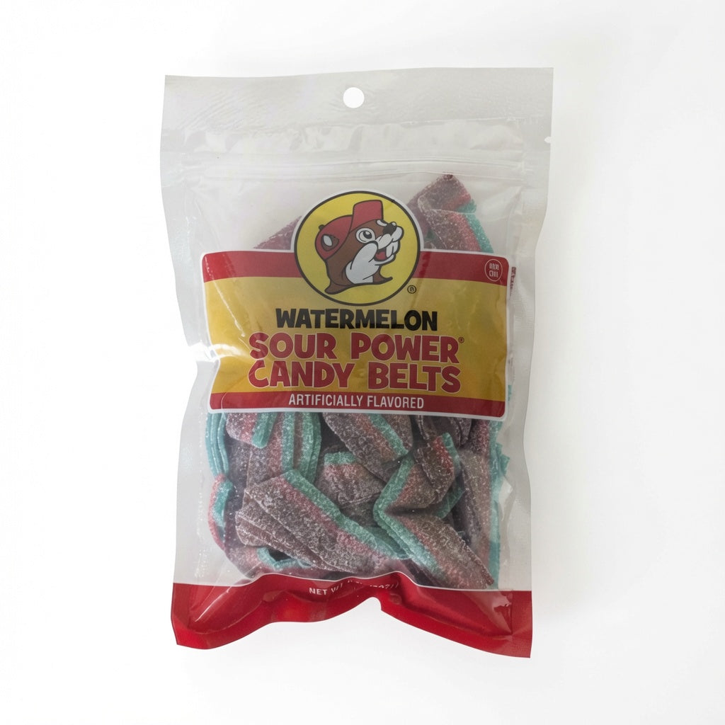 Buc-ee's Sour Power Candy Belts