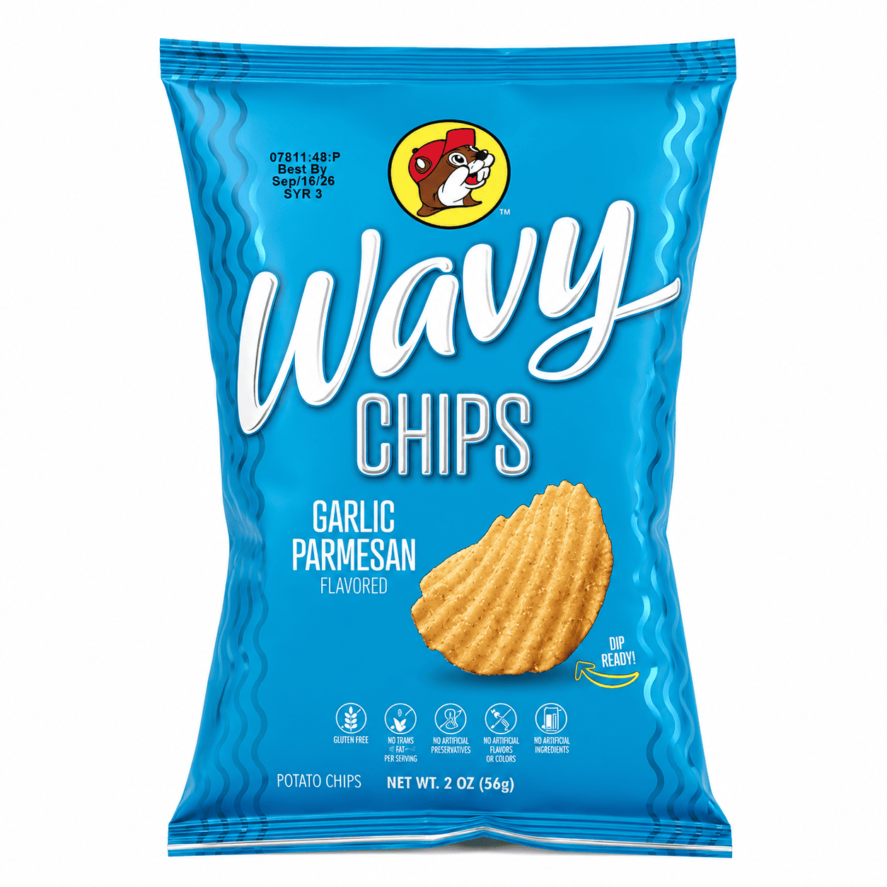 Buc-ee's Cheddar Sour Cream Wavy Chips