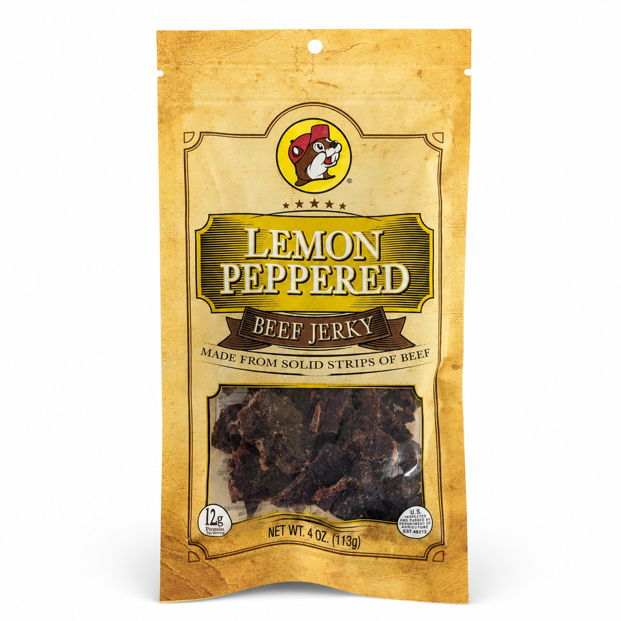 Buc-ee's Lemon Peppered Beef Jerky