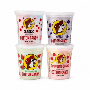 Buc-ee's Cotton Candy Pack of 4 Flavor Bundle