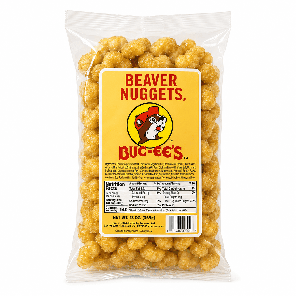 Buc-ee's Beaver Nugget Flavor Snack Bundle 6 Pack