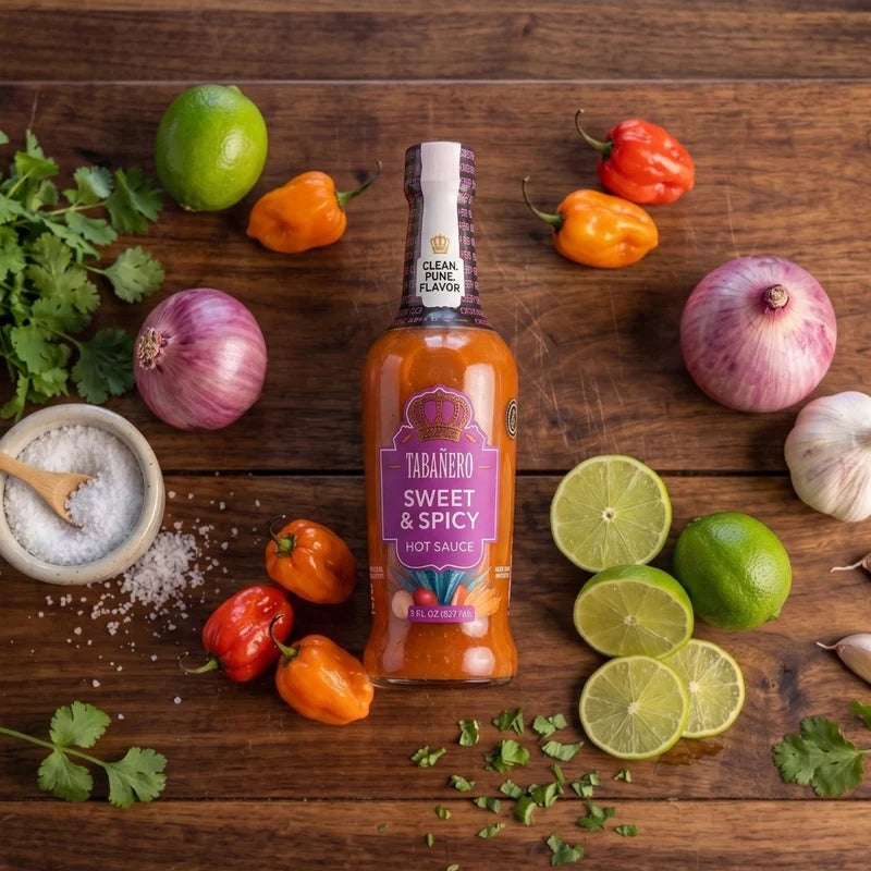 Authentic Tabañero Sweet & Spicy Hot Sauce (8 oz.)