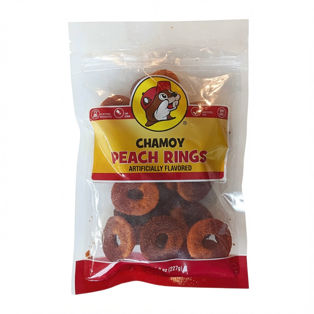 Buc-ee's Chamoy Peach Rings