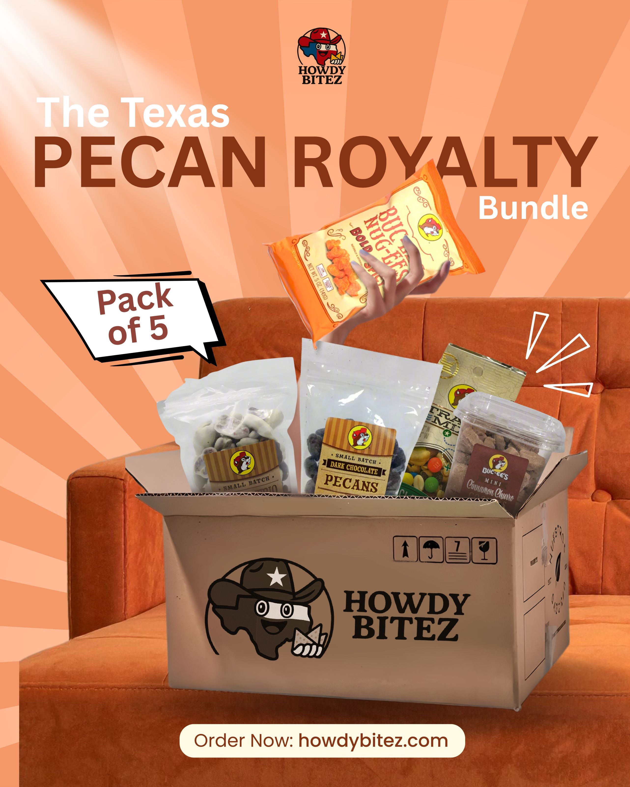 The Texas Pecan Royalty Signature Snack & Treat Bundle