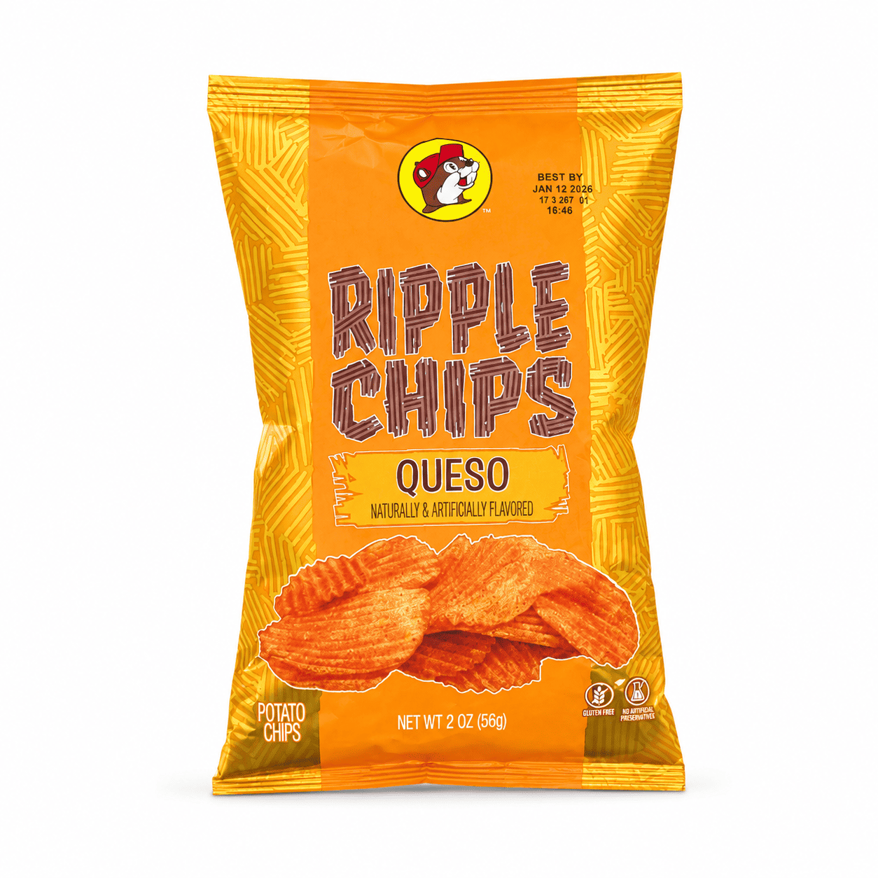 Buc-ee's Queso Ripple Chips
