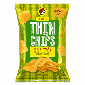 Buc-ee's Classic Thin Chips - Limon