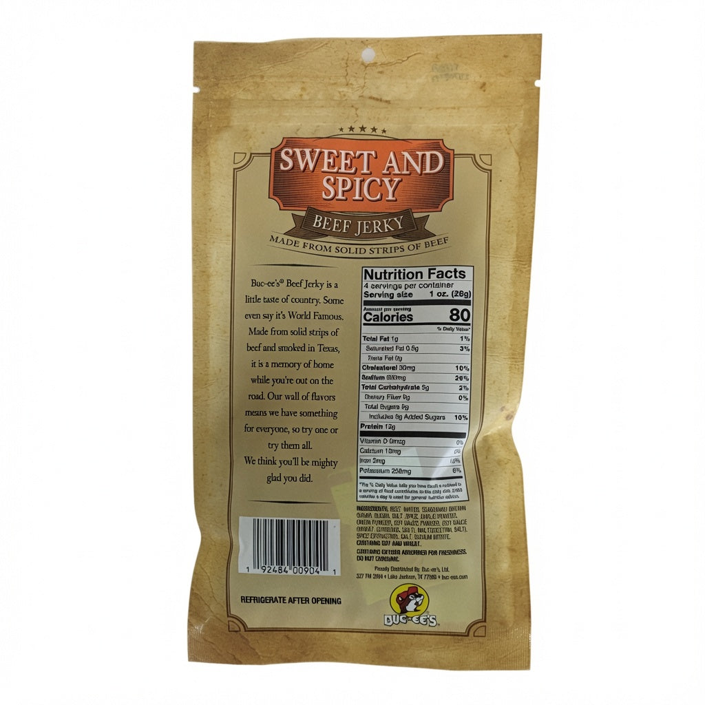 Buc-ee's Sweet & Spicy Beef Jerky