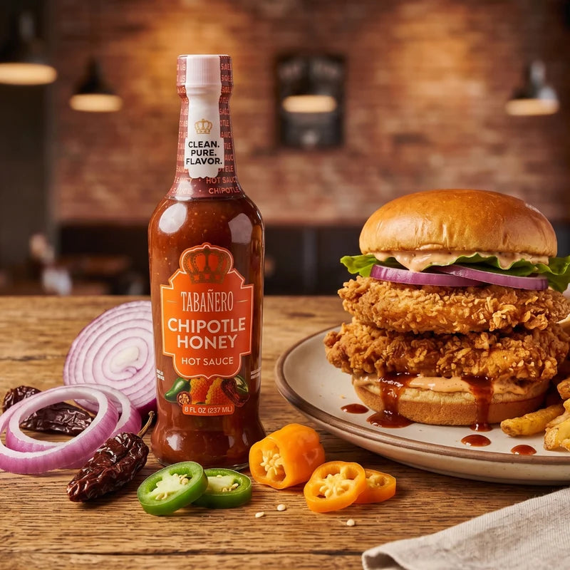 Authentic Tabañero Chipotle Honey Hot Sauce (8 oz.)